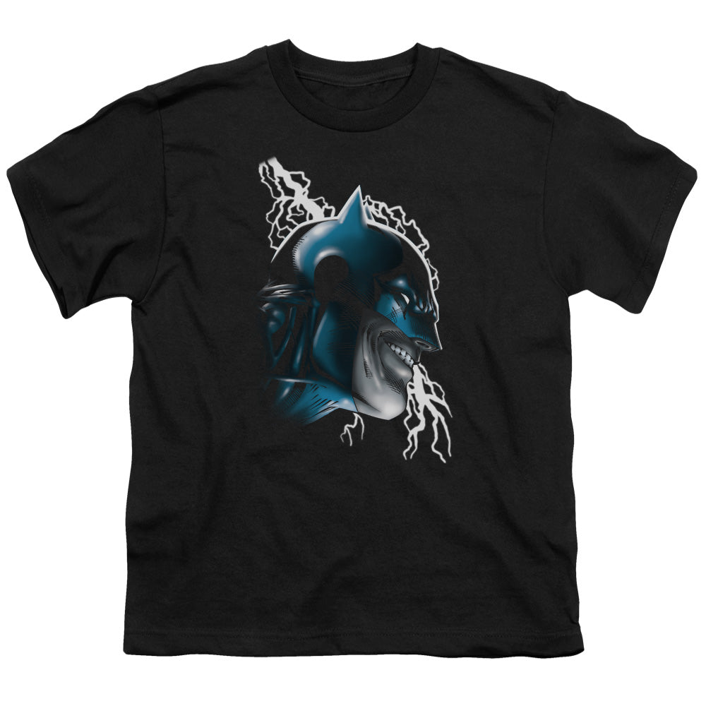 Batman - Crazy Grin - Short Sleeve Youth 18/1 - Black T-shirt