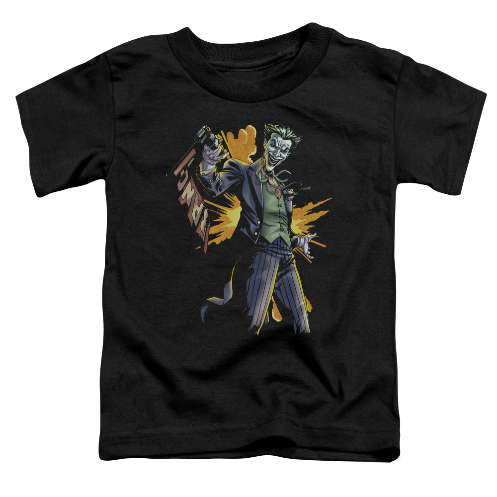 Batman - Joker Bang - Short Sleeve Toddler Tee - Black T-shirt