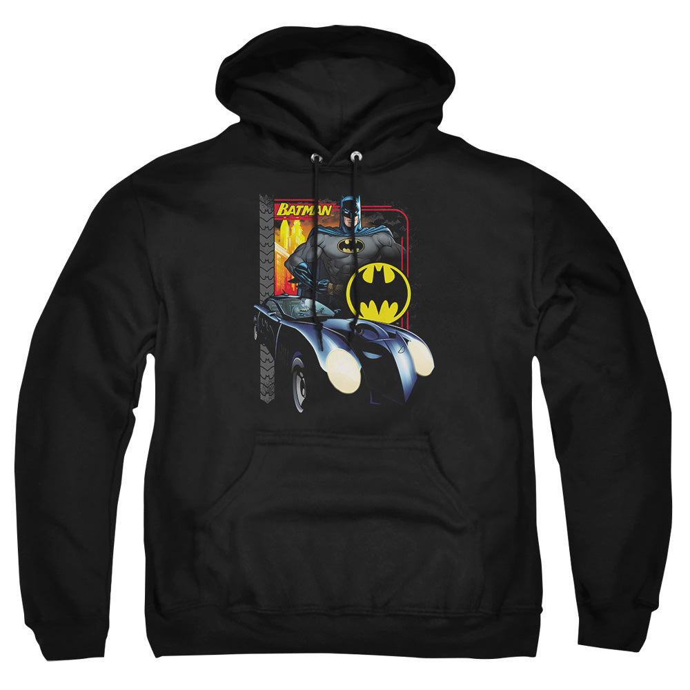 Batman - Bat Racing - Adult Pull-over Hoodie - Black
