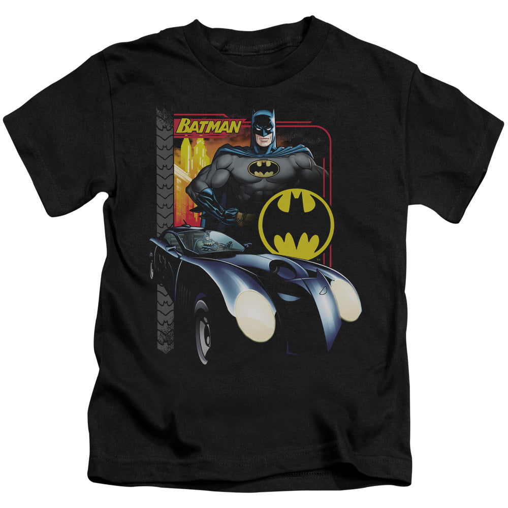 BATMAN BAT RACING - S/S JUVENILE 18/1 - BLACK - T-Shirt