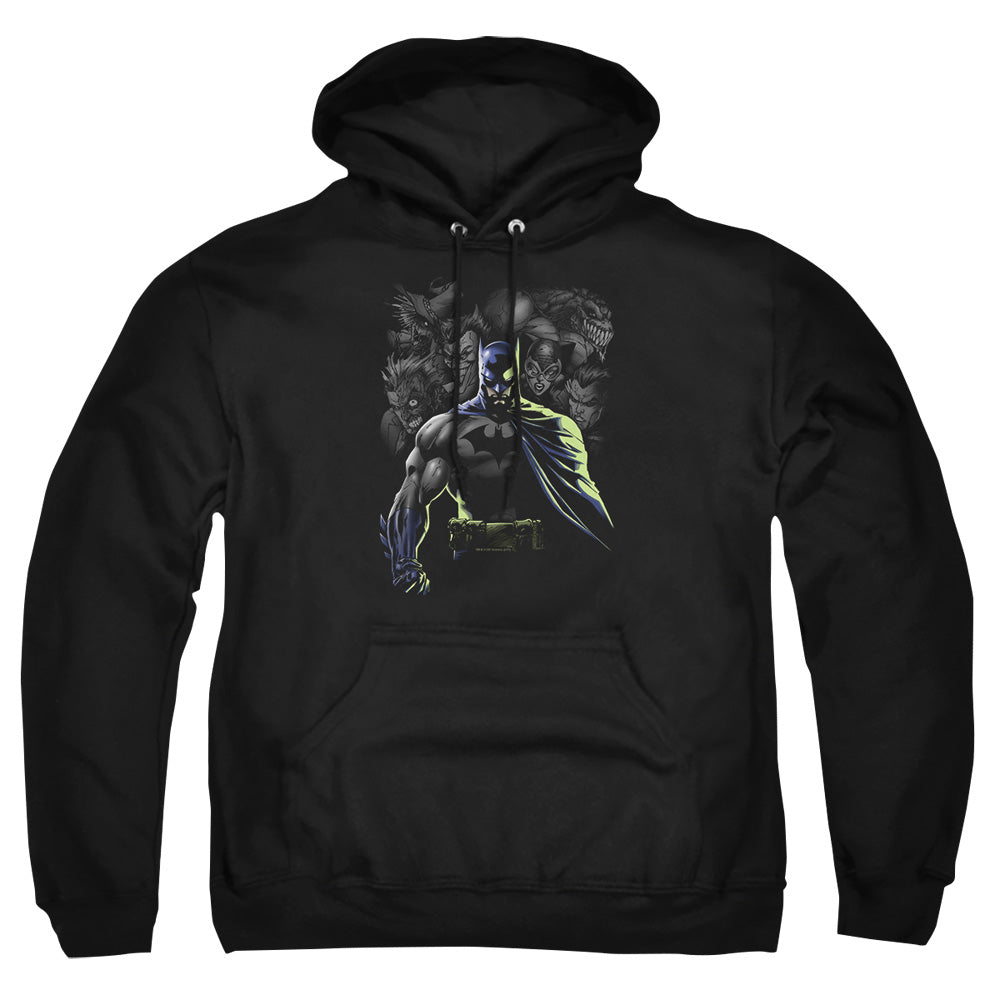 Batman - Villains Unleashed - Adult Pull-over Hoodie - Black