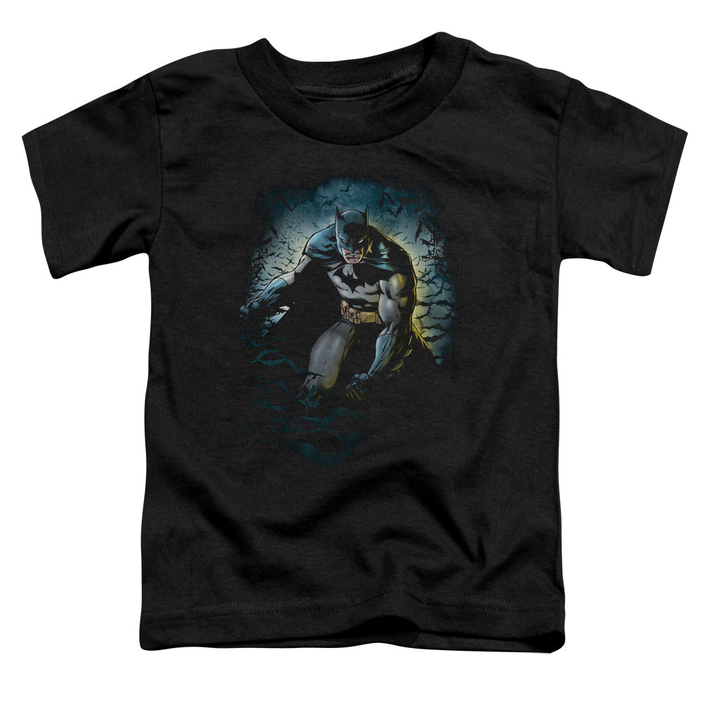 Batman - Bat Cave - Short Sleeve Toddler Tee - Black T-shirt