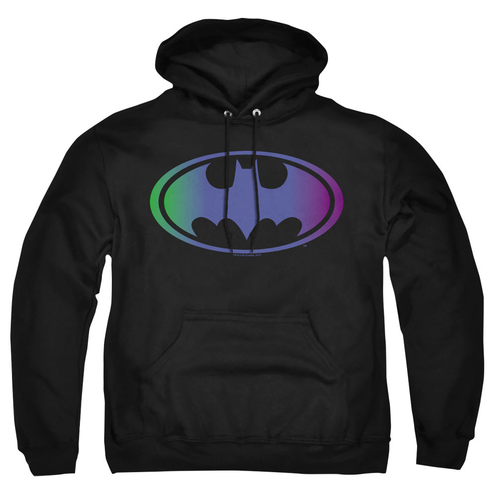 Batman - Gradient Bat Logo - Adult Pull-over Hoodie - Black