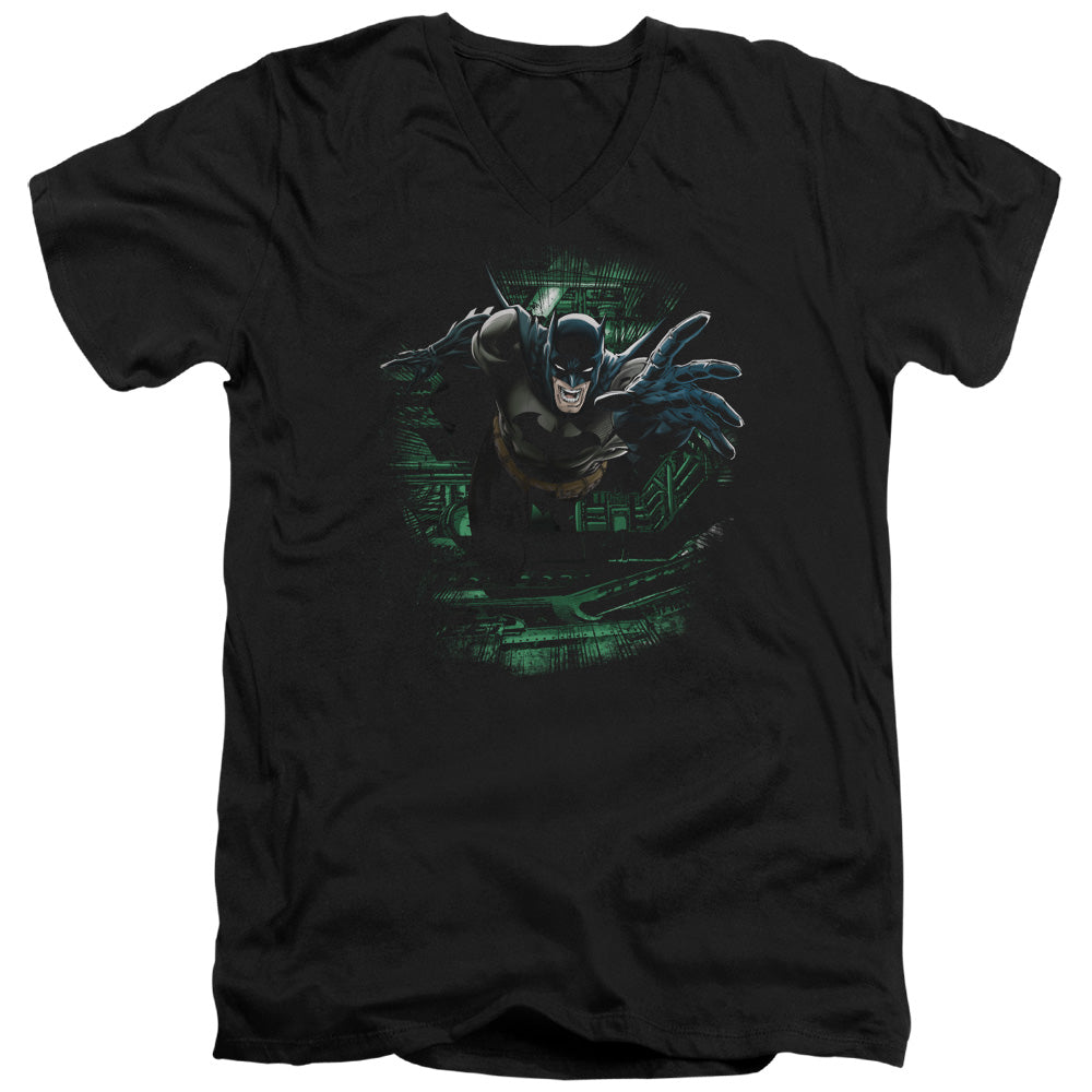 Batman - Surprise - Short Sleeve Adult V-neck - Black T-shirt