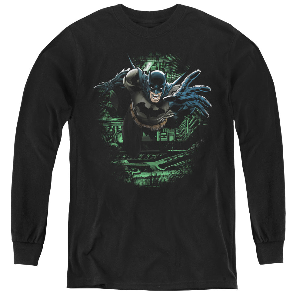 Batman - Surprise - Youth Long Sleeve Tee - Black