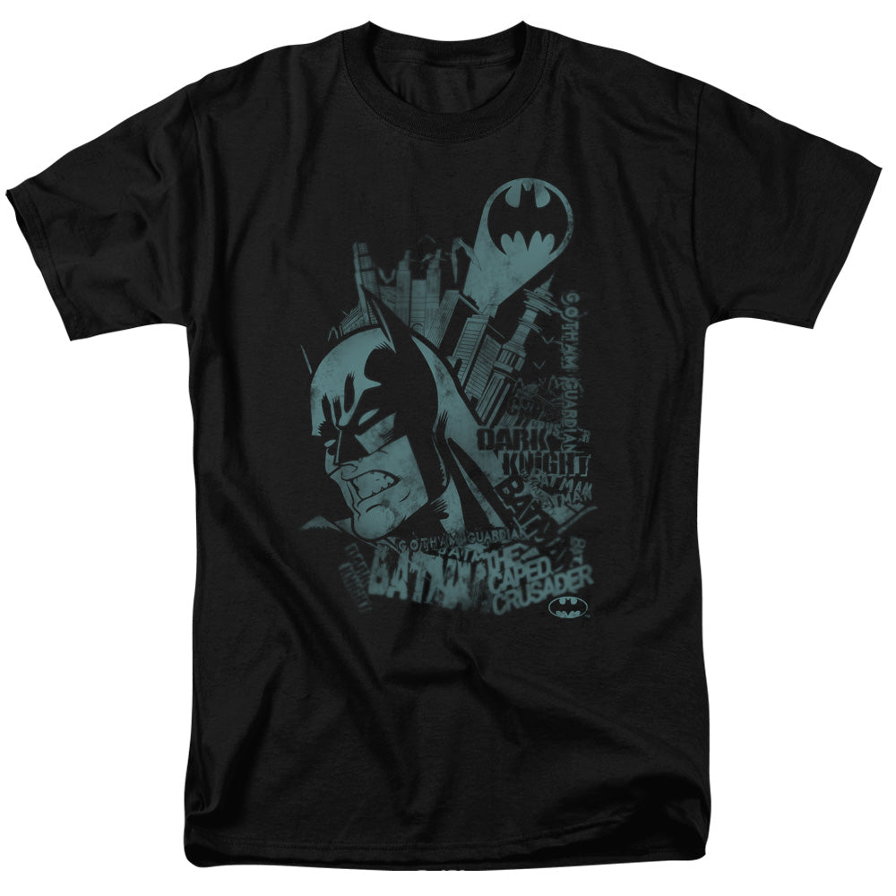 Batman - Gritted Teeth - Short Sleeve Adult 18/1 - Black T-shirt