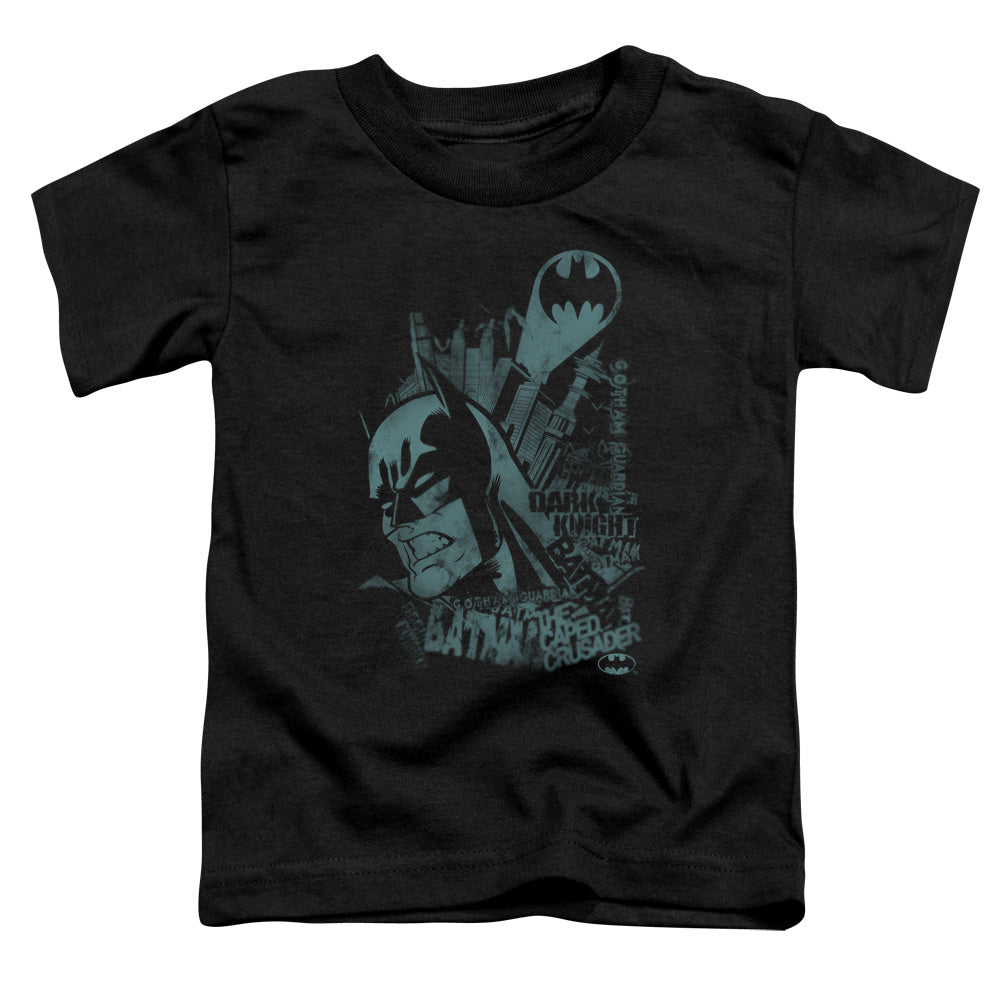 Batman - Gritted Teeth - Short Sleeve Toddler Tee - Black T-shirt