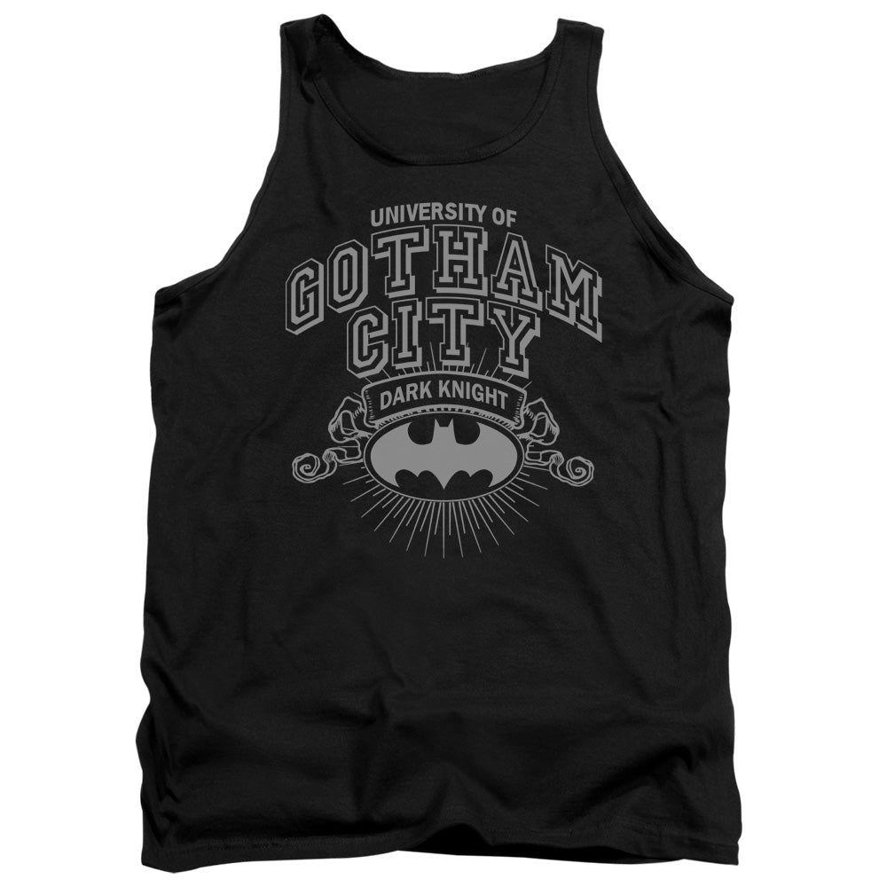 Batman - University Of Gotham - Adult Tank - Black