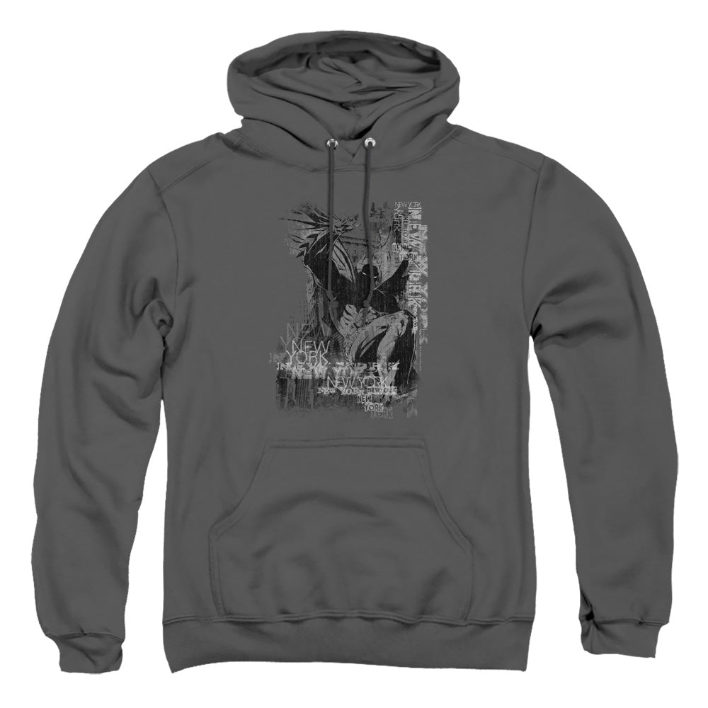 Batman - The Knight Life - Adult Pull-over Hoodie - Charcoal