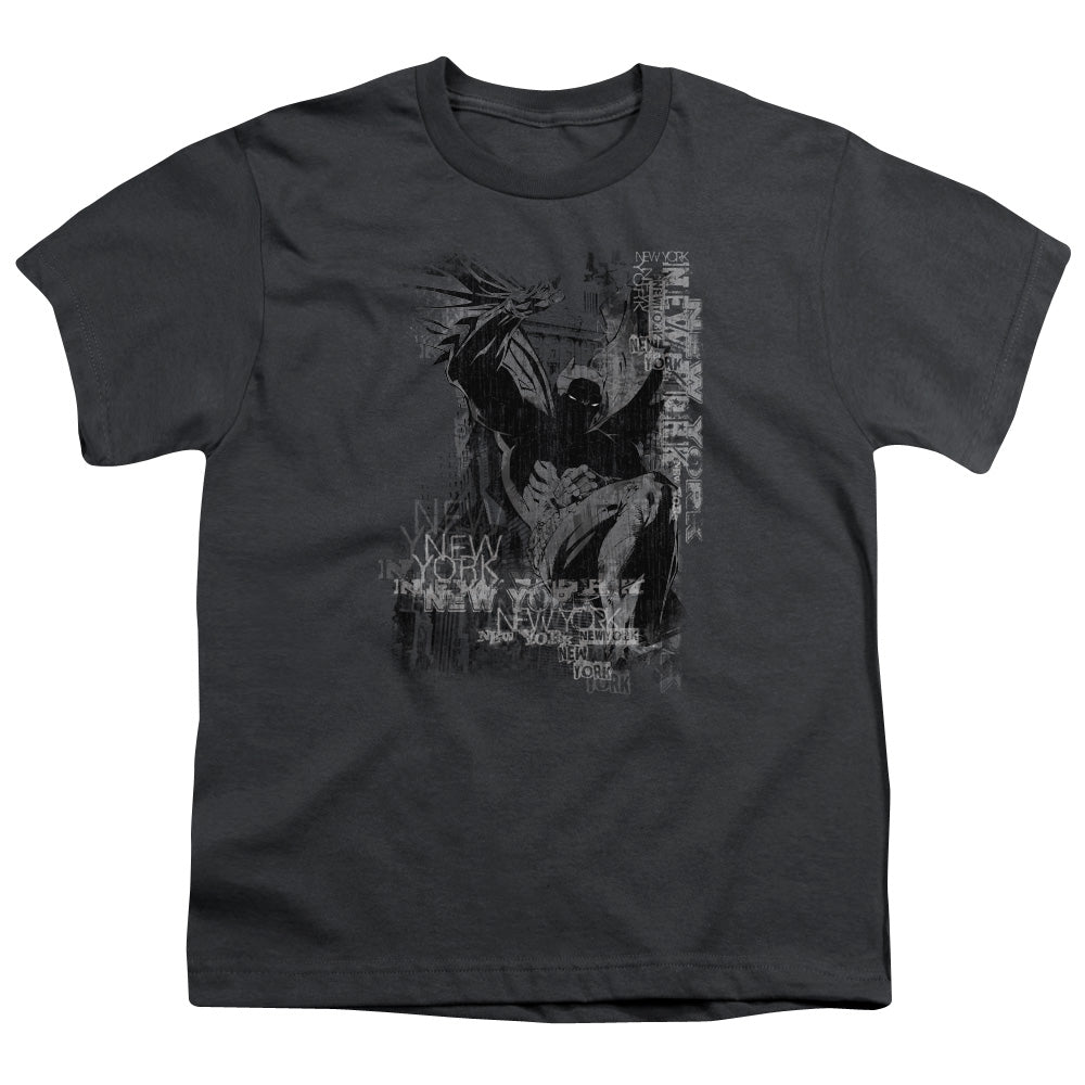 BATMAN THE KNIGHT LIFE - S/S YOUTH 18/1 - CHARCOAL T-Shirt