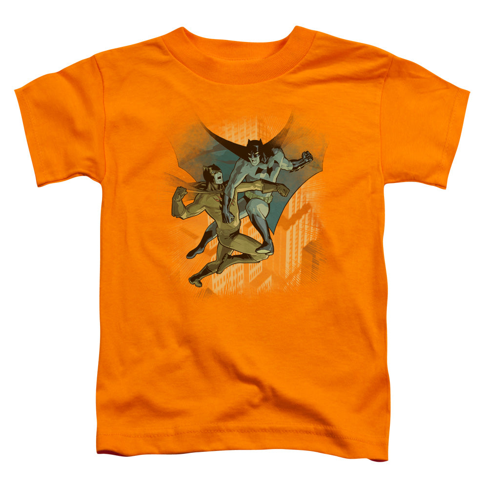 BATMAN BATMAN VS CATMAN - S/S TODDLER TEE - ORANGE - T-Shirt