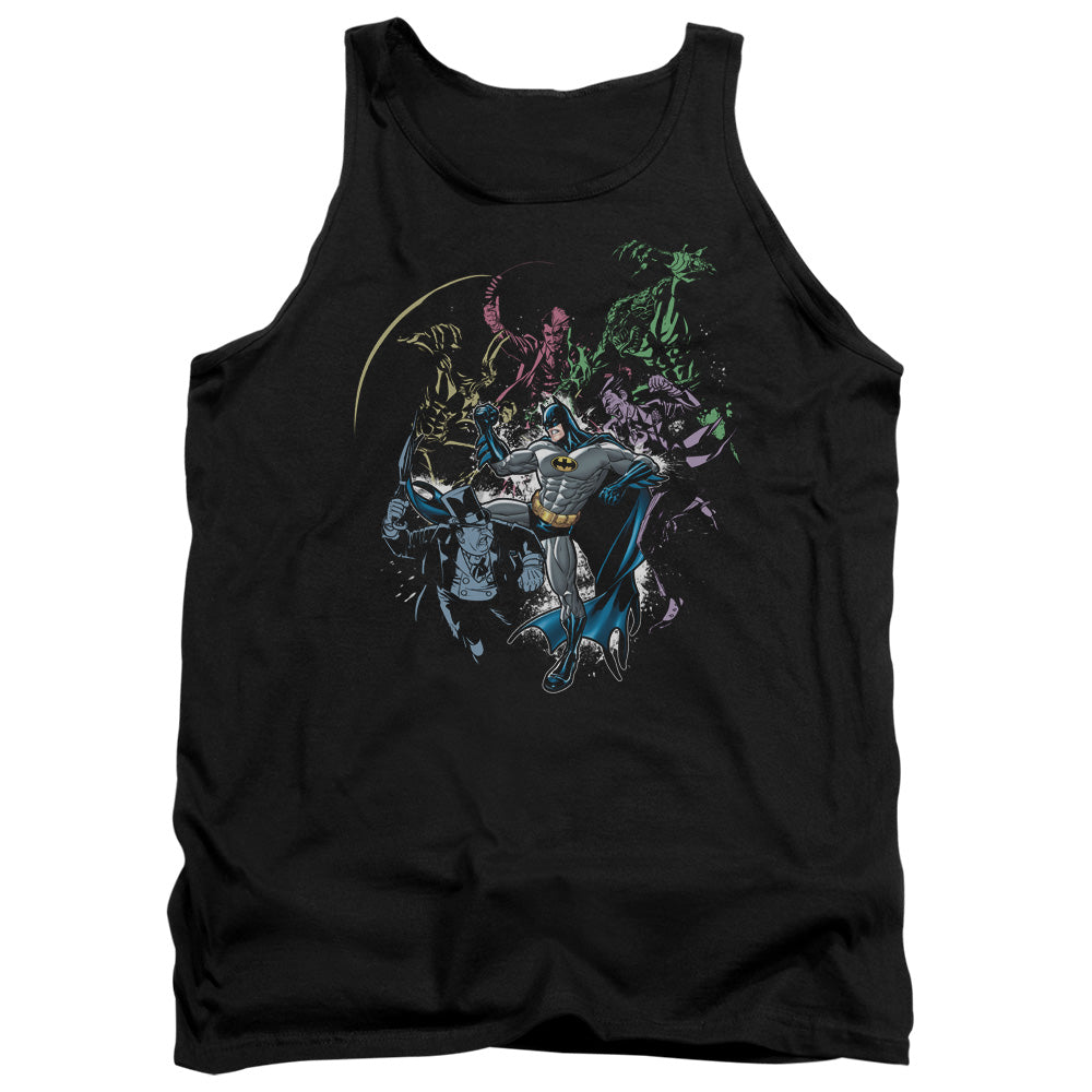 Batman - Surrounded - Adult Tank - Black