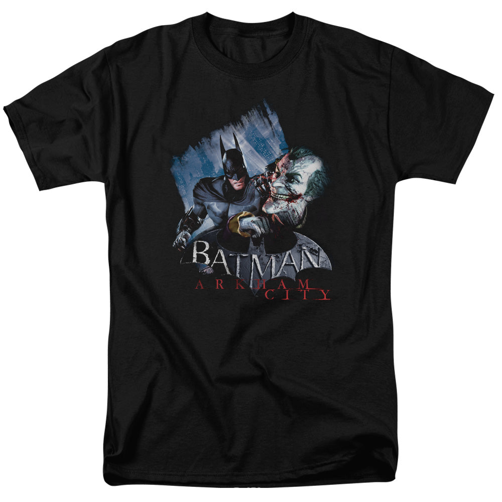 Arkham City - Jokes On You! - Short Sleeve Adult 18/1 - Black T-shirt