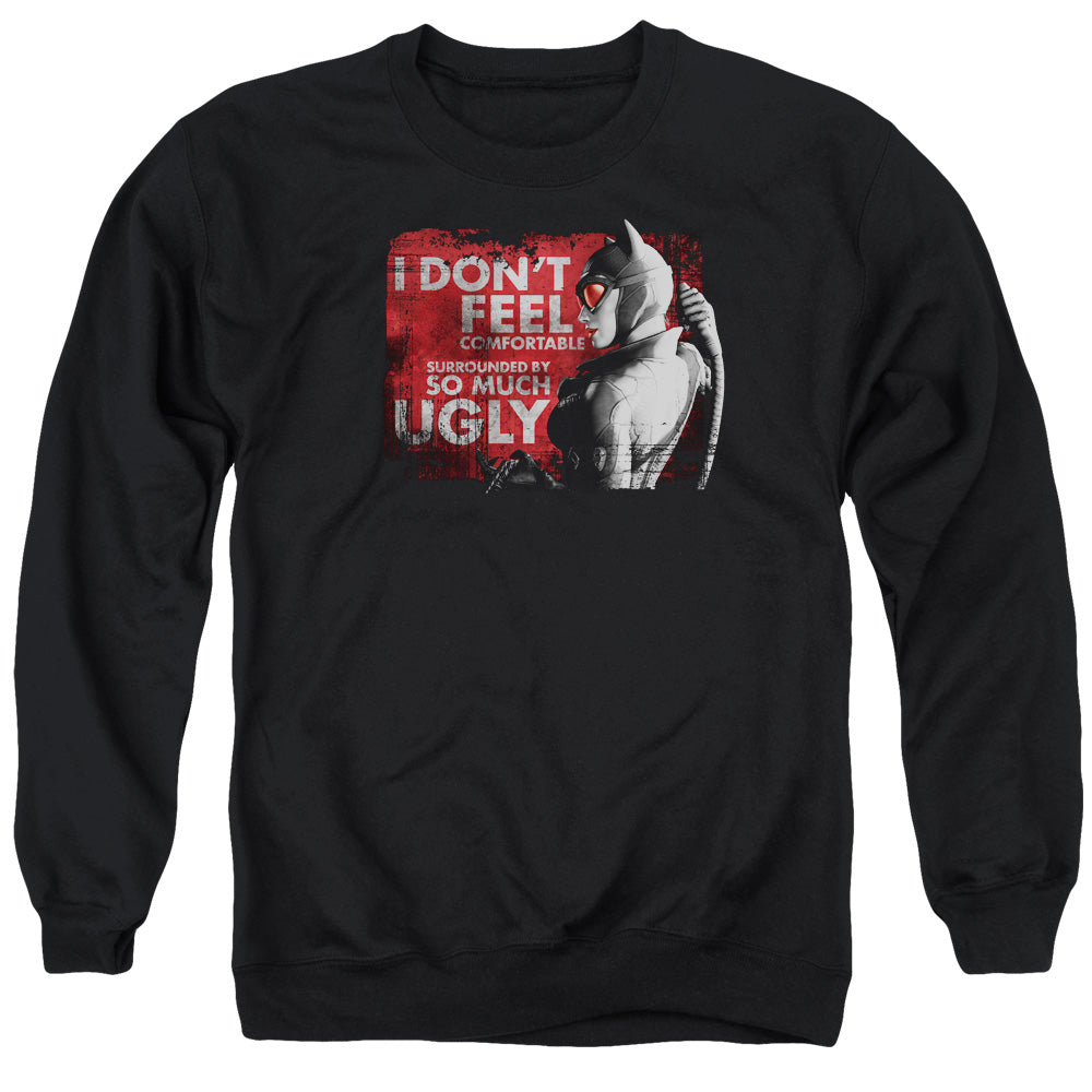 Arkham City - So Much Ugly - Adult Crewneck Sweatshirt - Black