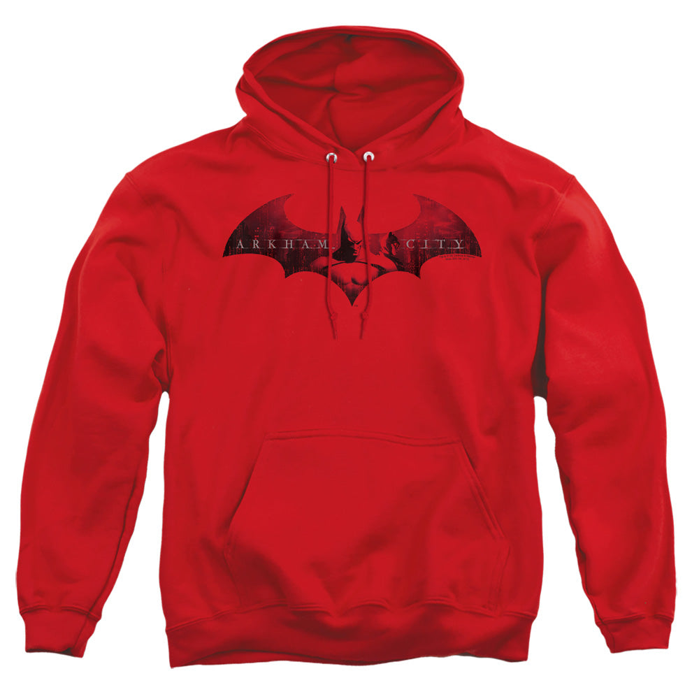 Arkham City - In The City - Adult Pull-over Hoodie - Red