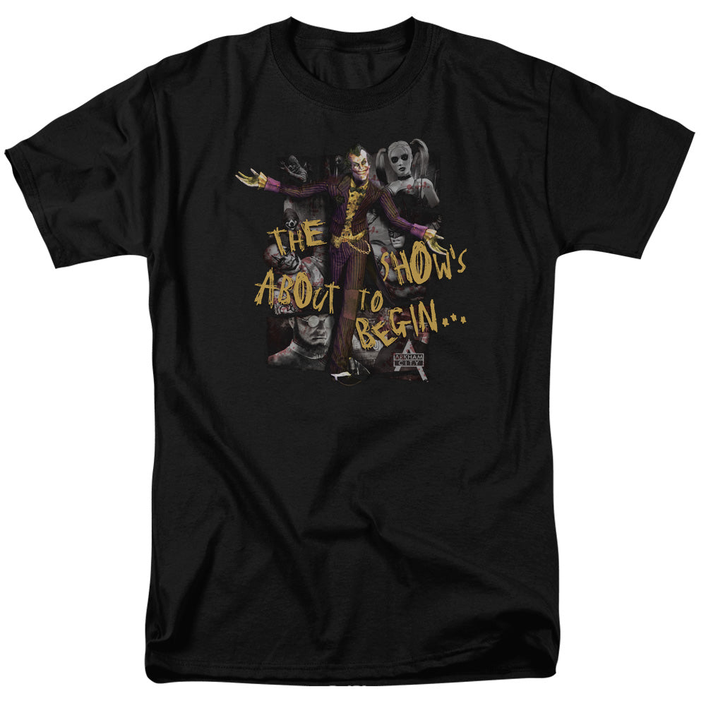 Arkham City - About To Begin - Short Sleeve Adult 18/1 - Black T-shirt