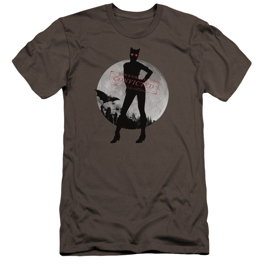 Arkham City - Catwoman Convicted-premuim Canvas Adult Slim Fit 30/1 - Charcoal