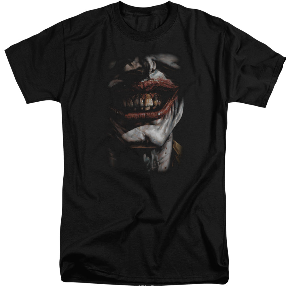 Batman - Smile Of Evil - Short Sleeve Adult Tall - Black T-shirt