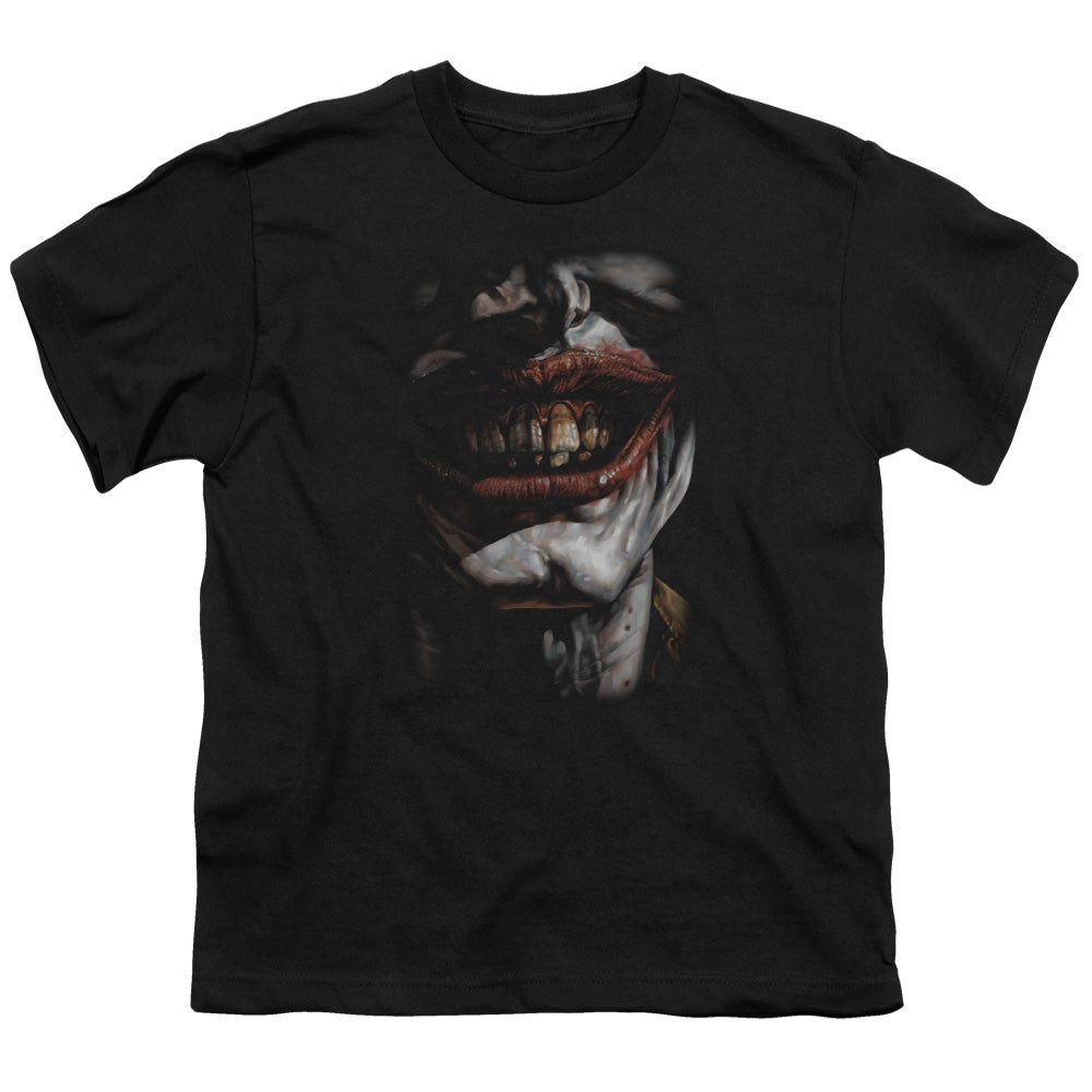 Batman - Smile Of Evil - Short Sleeve Youth 18/1 - Black T-shirt