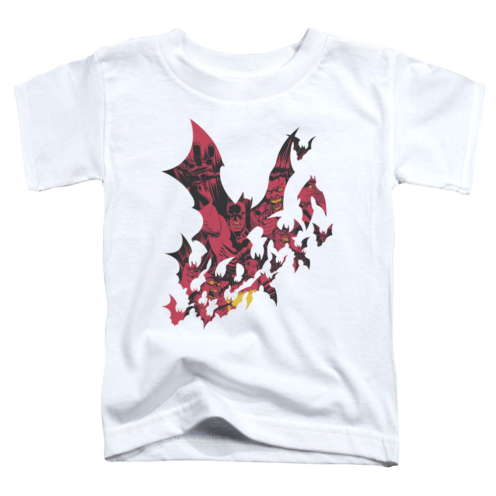 Batman - Broken City - Short Sleeve Toddler Tee - White T-shirt
