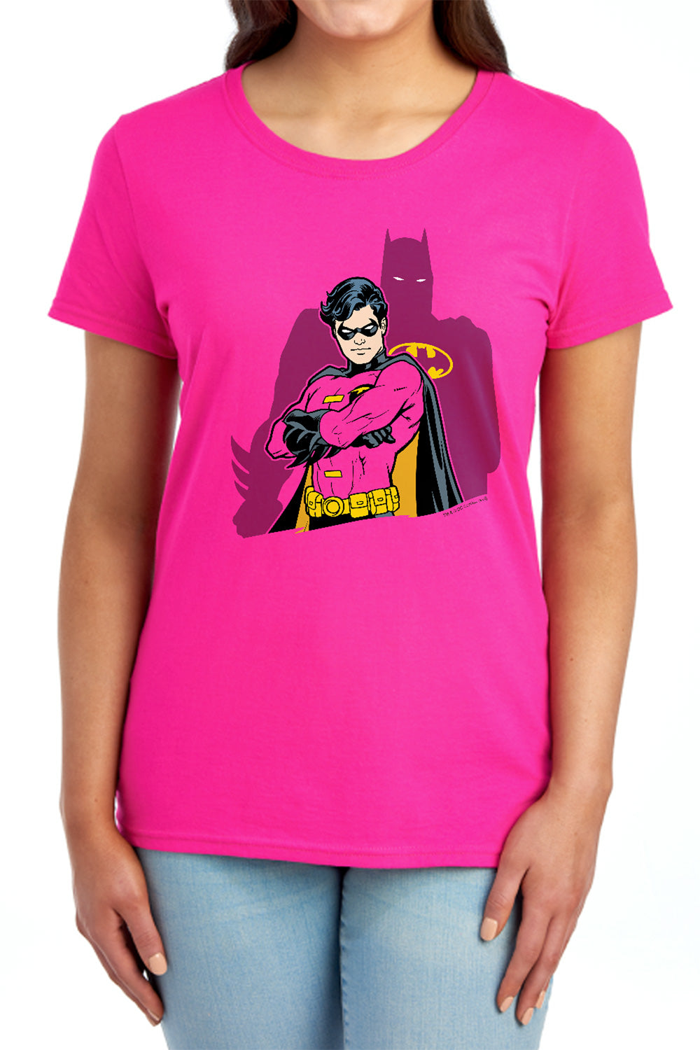 Batman - Wingman - Short Sleeve Womens Tee - Red T-shirt