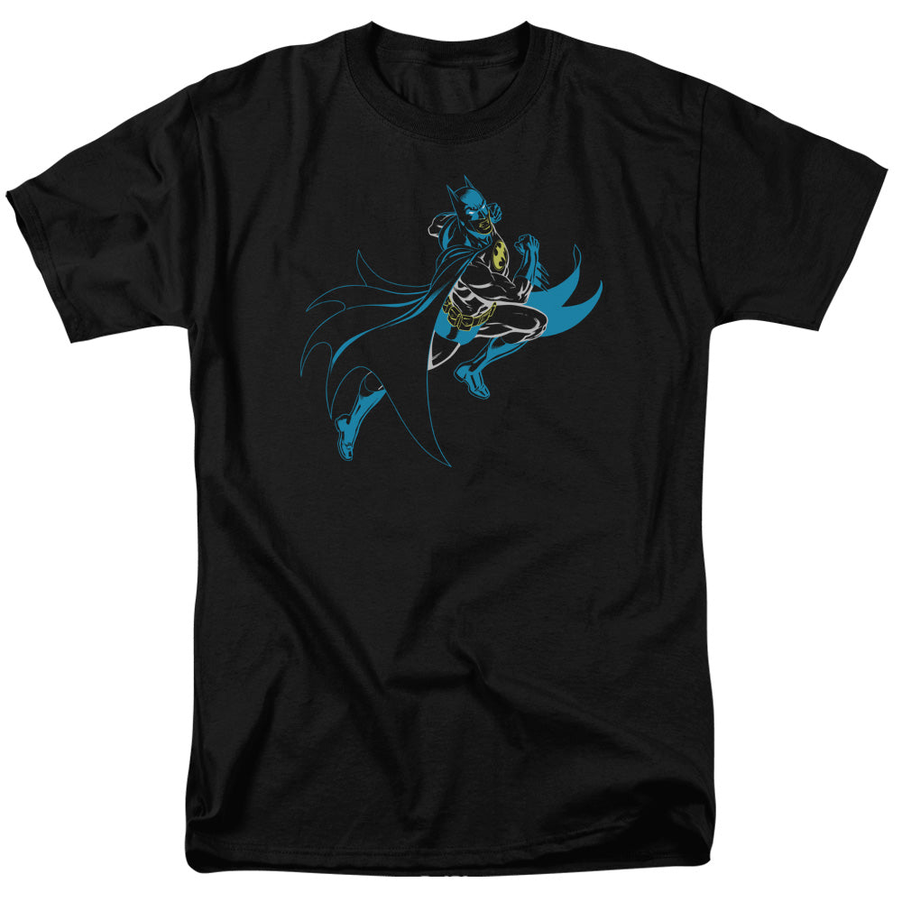 Batman - Neon Batman - Short Sleeve Adult 18/1 - Black T-shirt
