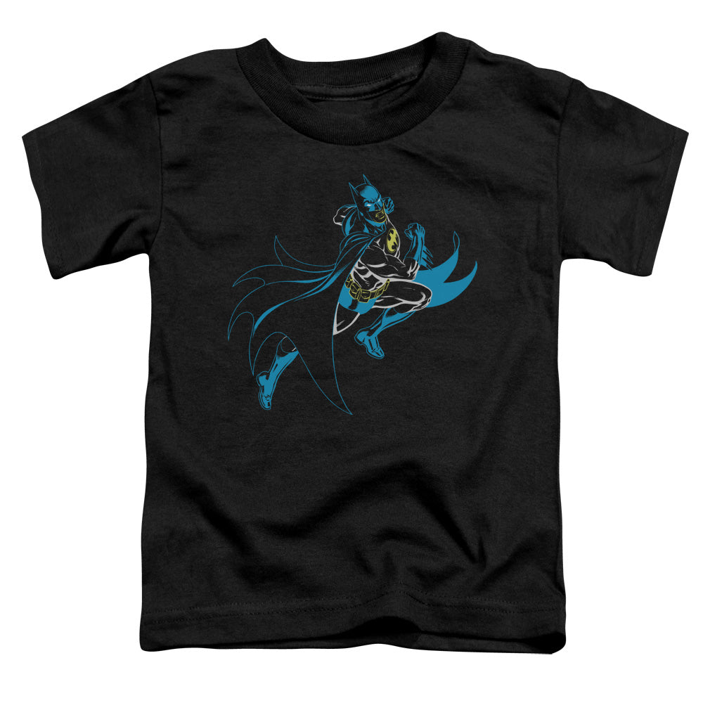 Batman - Neon Batman - Short Sleeve Toddler Tee - Black T-shirt