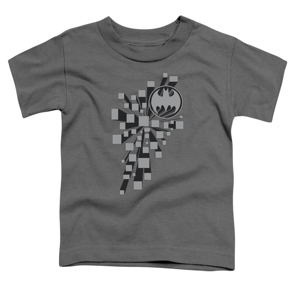 Batman - Gotham 3d - Short Sleeve Toddler Tee - Charcoal T-shirt
