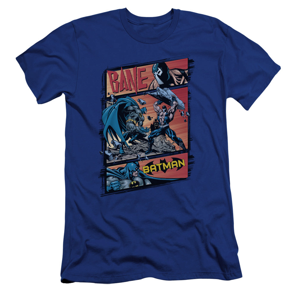 Batman - Epic Battle-premuim Canvas Adult Slim Fit 30/1 - Royal Blue