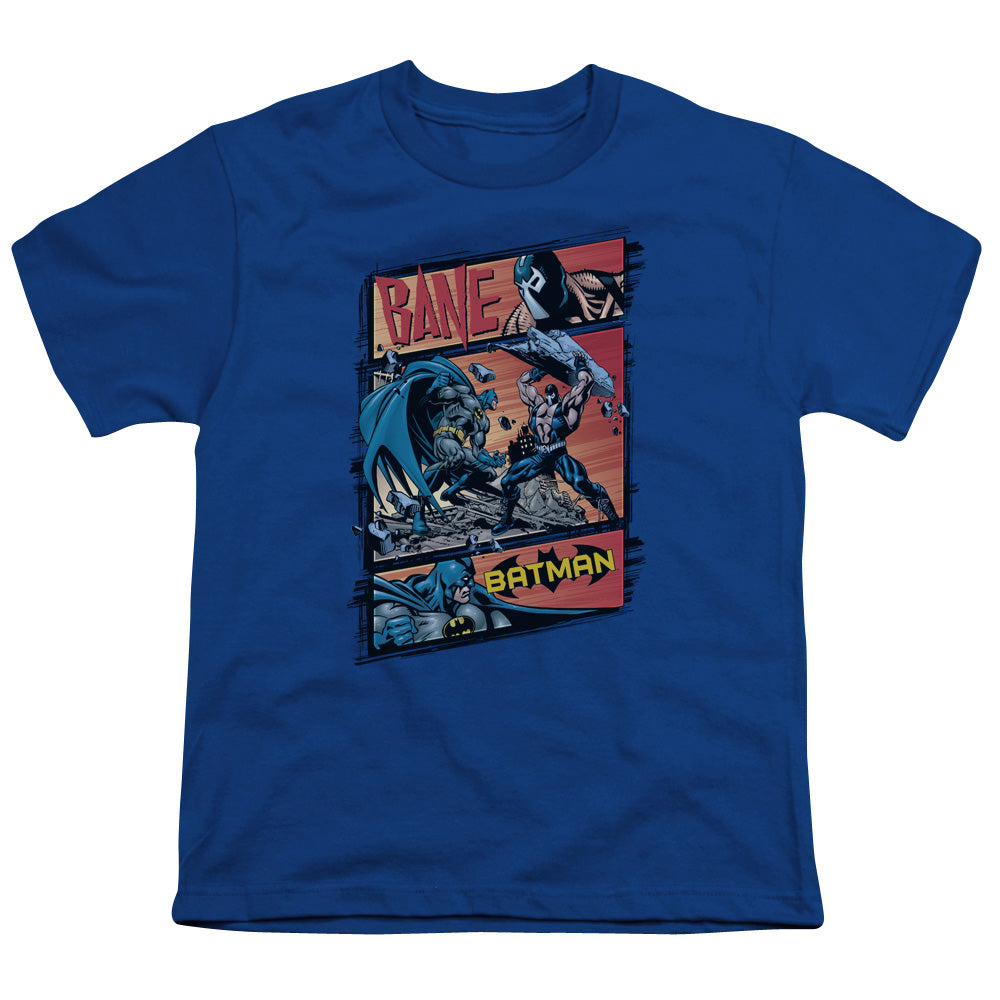 Batman - Epic Battle - Short Sleeve Youth 18/1 - Royal Blue T-shirt