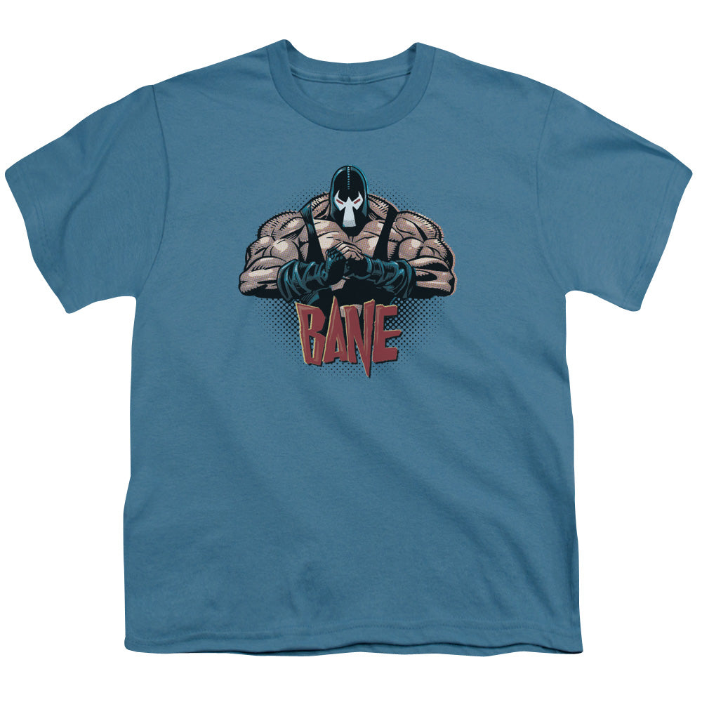 Batman - Bane Pump You Up - Short Sleeve Youth 18/1 - Slate T-shirt
