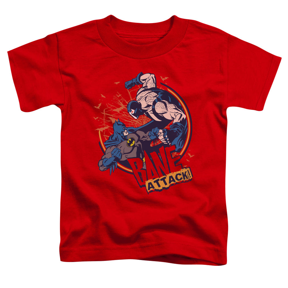 Batman - Bane Attack! - Short Sleeve Toddler Tee - Red T-shirt