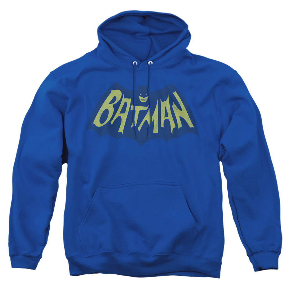 Batman - Show Bat Logo - Adult Pull-over Hoodie - Royal Blue