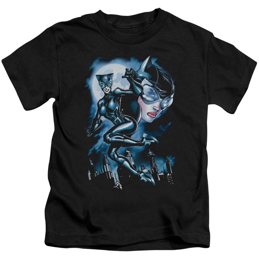 BATMAN MOONLIGHT CAT - S/S JUVENILE 18/1 - BLACK - T-Shirt