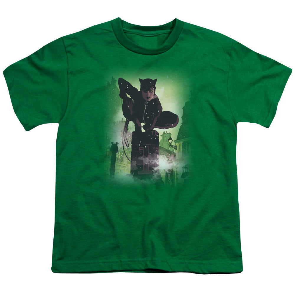 Batman - Catwoman #63 Cover - Short Sleeve Youth 18/1 - Kelly Green T-shirt