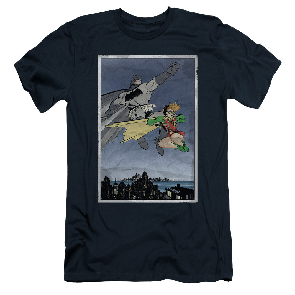 Batman - Dkr Duo - Short Sleeve Adult 30/1 - Navy T-shirt