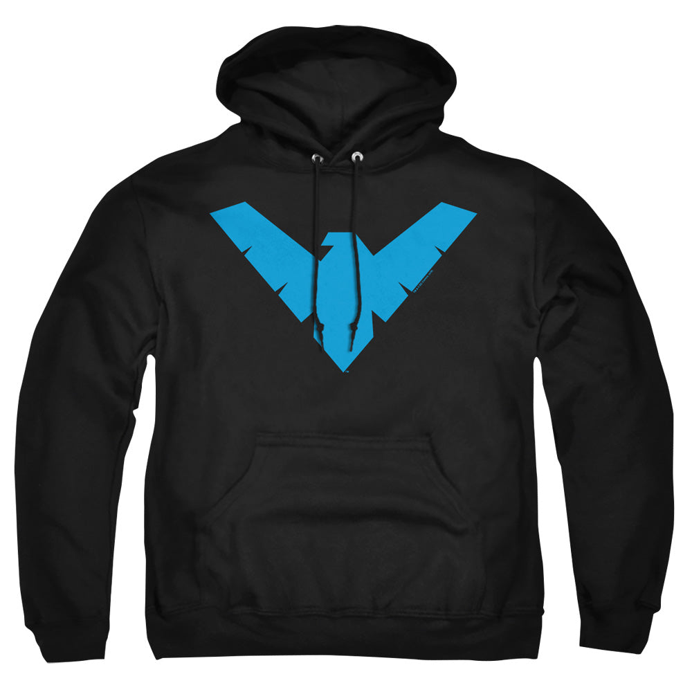 Batman - Nightwing Symbol - Adult Pull-over Hoodie - Black