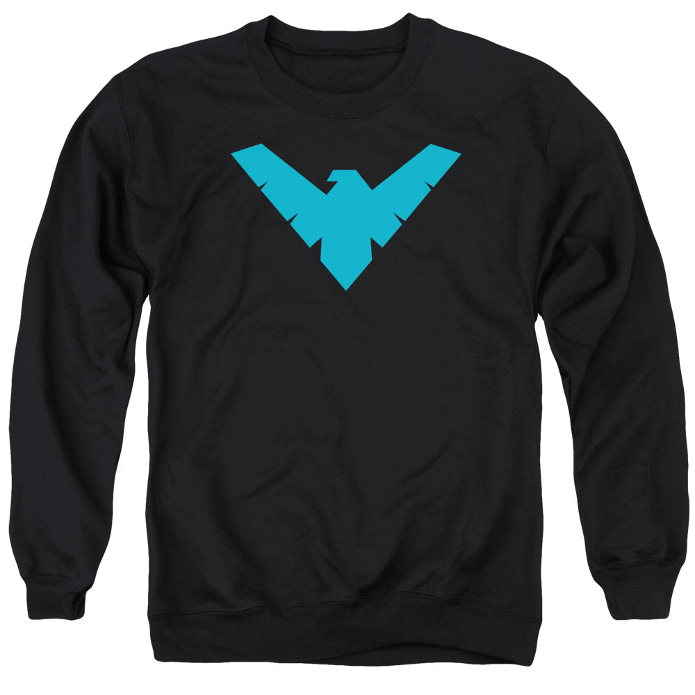 Batman - Nightwing Symbol - Adult Crewneck Sweatshirt - Black