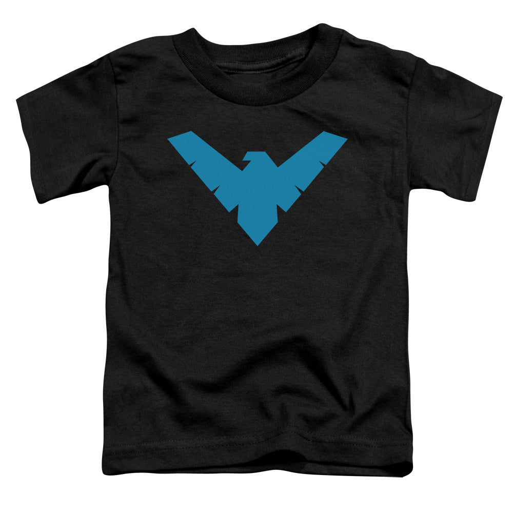 Batman - Nightwing Symbol - Short Sleeve Toddler Tee - Black T-shirt