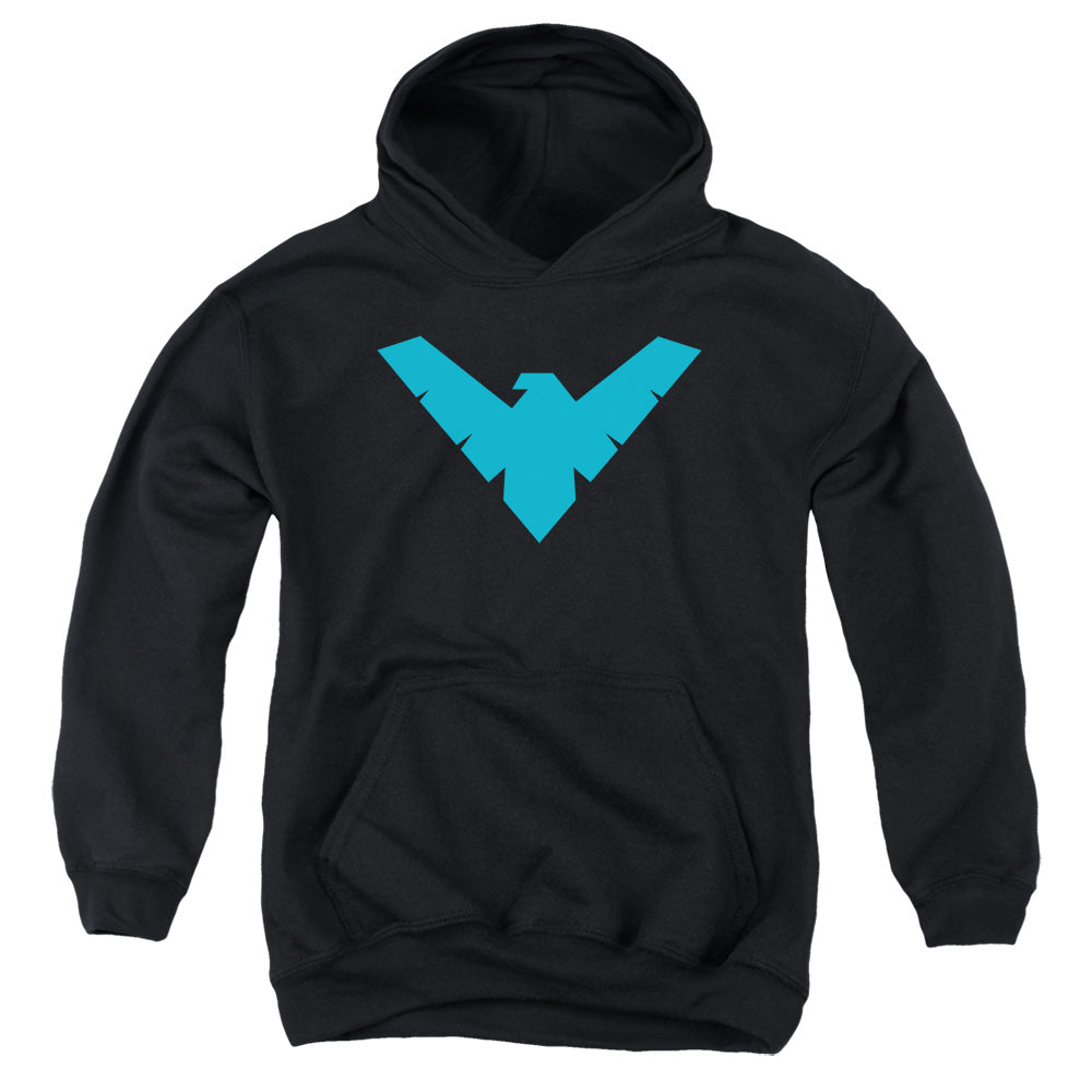 Batman - Nightwing Symbol - Youth Pull-over Hoodie - Black