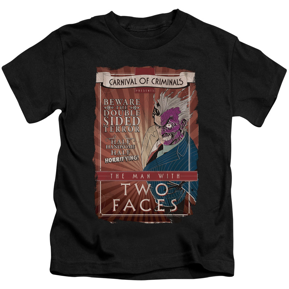 BATMAN TWO FACES - S/S JUVENILE 18/1 - BLACK - T-Shirt