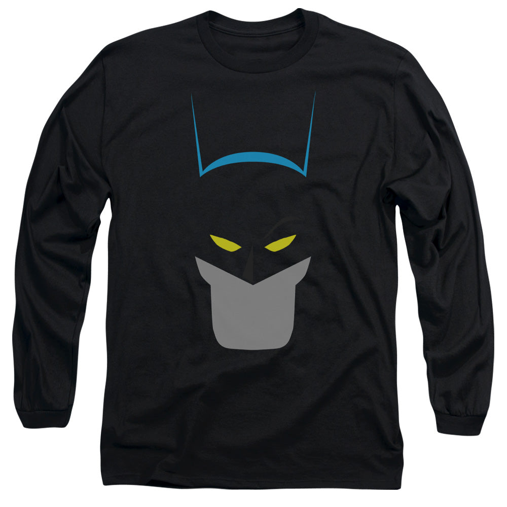 Batman - Simplified - Long Sleeve Adult 18/1 - Black T-shirt