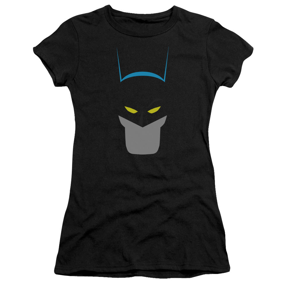 Batman - Simplified - Short Sleeve Junior Sheer - Black T-shirt