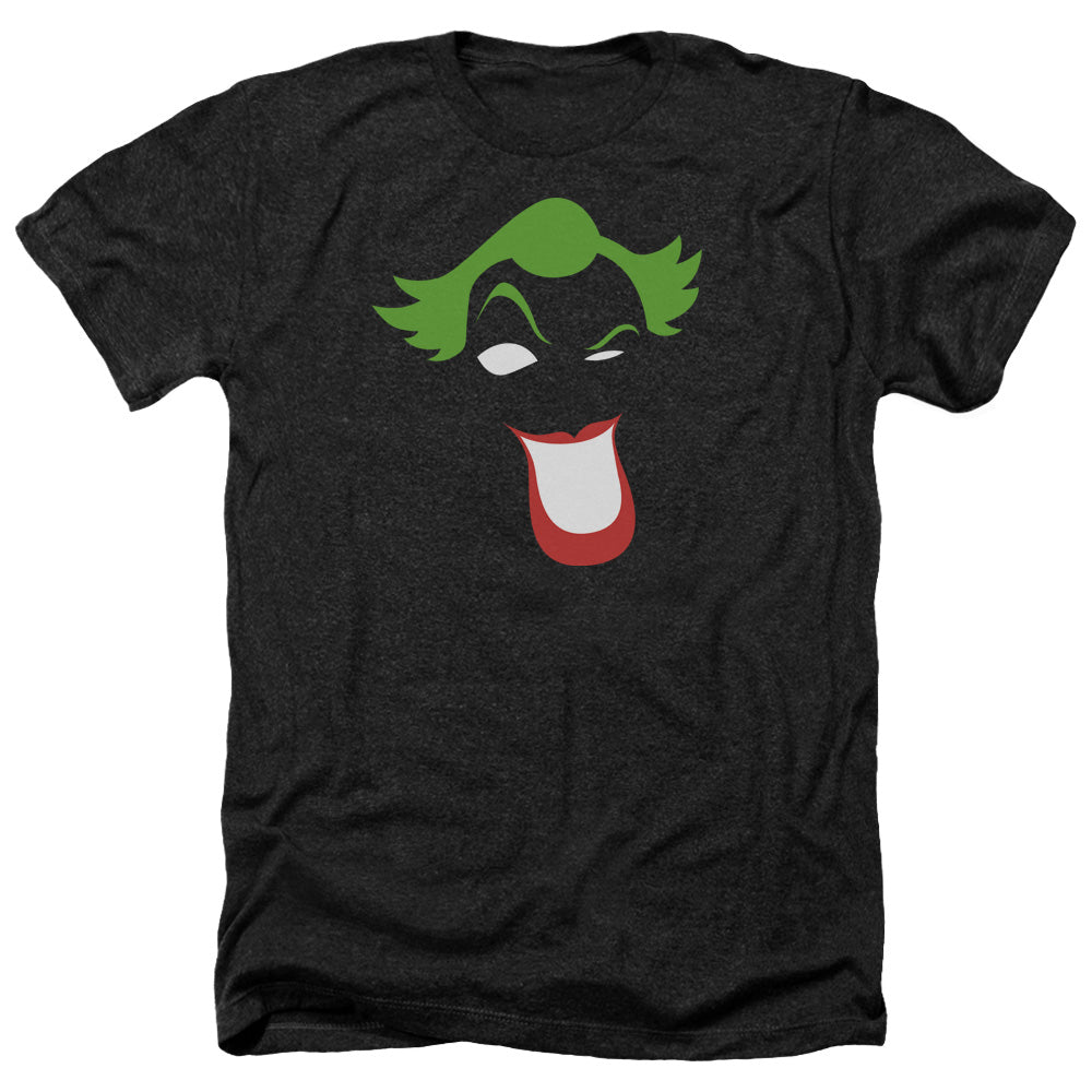 Batman - Joker Simplified - Adult Heather-black