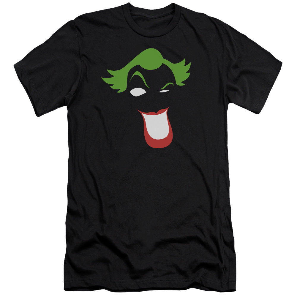 Batman - Joker Simplified-premuim Canvas Adult Slim Fit 30/1 - Black