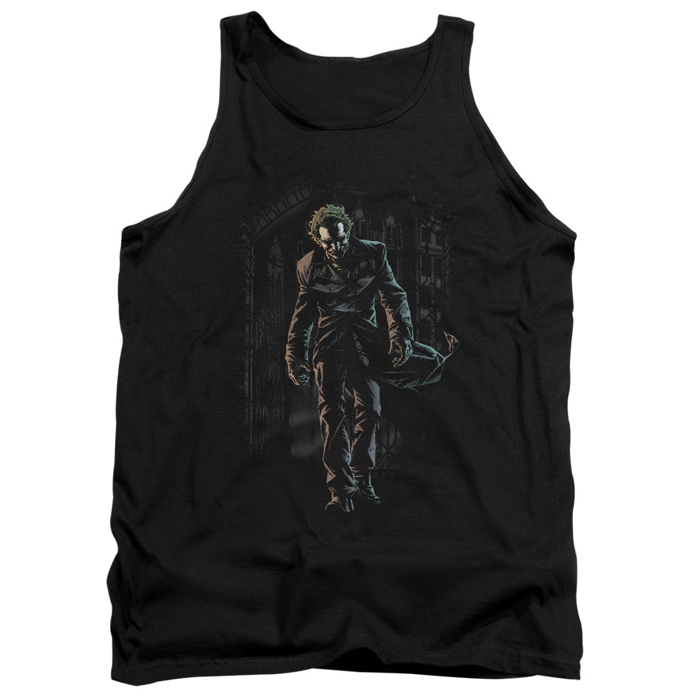 Batman - Joker Leaves Arkham - Adult Tank - Black