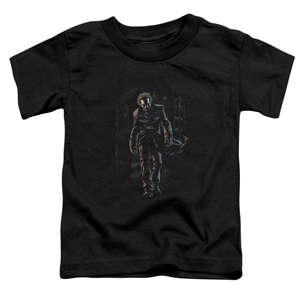 Batman - Joker Leaves Arkham - Short Sleeve Toddler Tee - Black T-shirt
