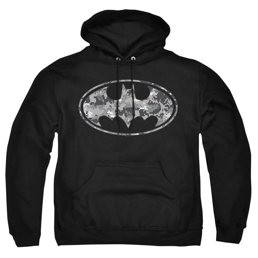 Batman - Urban Camo Shield - Adult Pull-over Hoodie - Black