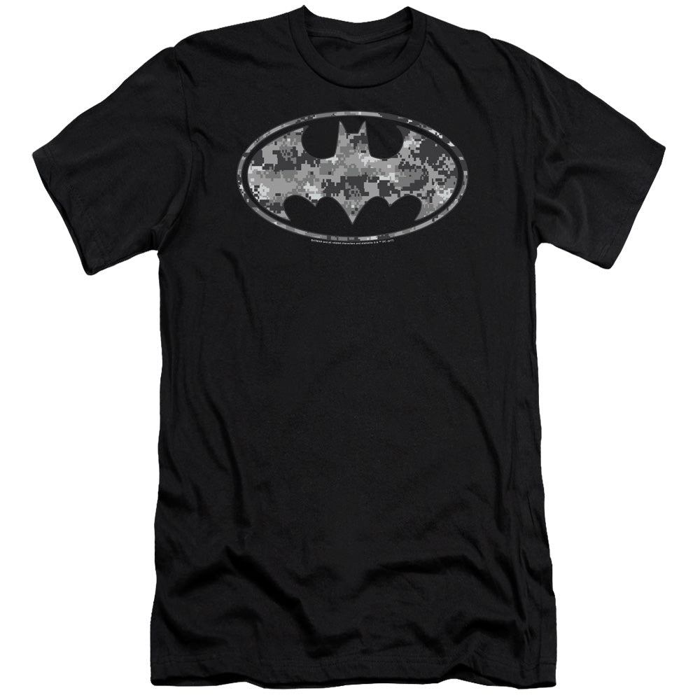 Batman - Urban Camo Shield-premuim Canvas Adult Slim Fit 30/1 - Black