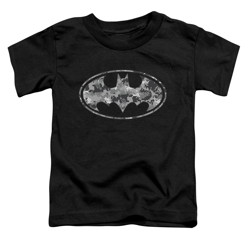 Batman - Urban Camo Shield - Short Sleeve Toddler Tee - Black T-shirt
